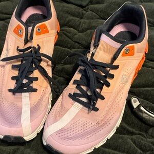 On Running Women's Sneakers - Pink and Orange